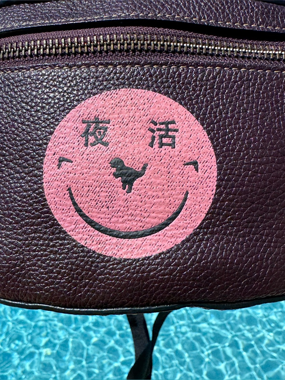 Coach x Yeti Out Rexy belt bag in oxblood leather